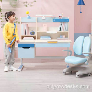 Regulowana wysokość biurka drewniane biurko ergonomiczne